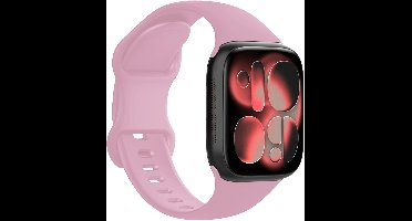 Horloge Band Geschikt voor Apple Watch 1, 2, 3, 4, 5, 6, 7, 8, 9, 10, 11, SE - 42/44/45/46 mm Bandje Siliconen Verstelbaar - Lila
