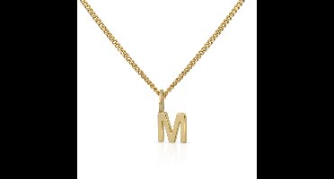 Orolino Halskette Gold 375 mit Anhänger 42/45cm lang Buchstabe M