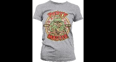 Teenage Mutant Ninja Turtles TMNT Party Master Since 1984 Girly Tee Damen T-Shirt Heather-Grey-2XL