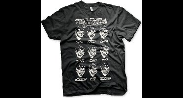 DC Comics Batman Unisex Tshirt -M- The Many Moods Of The Joker Zwart