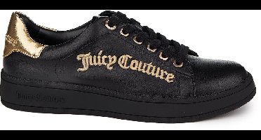 Juicy Couture natuurlijk lederen sneakers Carlie lage top zwart - 42