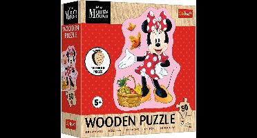 Trefl houten puzzel Disney Minnie - 50 stukjes FSC Mix 70%.