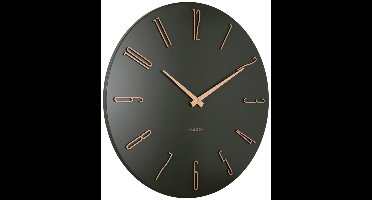 Karlsson Wandklok Esmerado Large - Groen - 60x60x60cm - Wandklok Modern