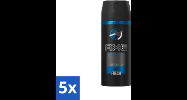 5 x Axe - Deodorant Bodyspray - 48hrs Fresh - Anarchy for Him - 150 ml - Anarchy For Him - Axe - Deodorant Bodyspray - 48h Fresh - Geurbescherming