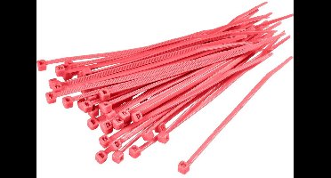 TRU COMPONENTS 1593704 TC-CV250203 Kabelbinder 250 mm 4.80 mm Rood 100 stuk(s)