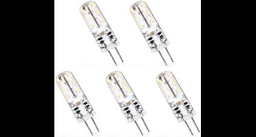 Spectrum LED Insteeklampje G4 1.5W - 12V - 110 Lumen - 6000K Koud wit - Helder daglicht - Energiezuinig - 5 stuks