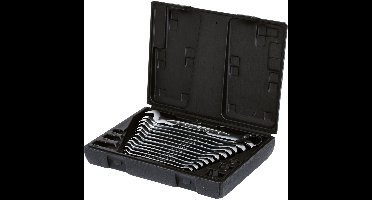 KS TOOLS GEARplus - Ringsleutelset - 16-delig - Met Ratelfunctie - FlankTraction