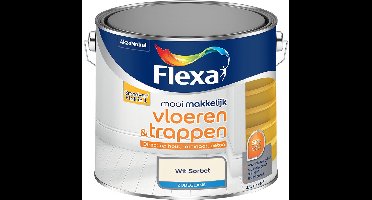 Flexa - Mooi Makkelijk Vloeren & Trappen Zijdeglans - Wit Sorbet - Mengverf - 2.5 L