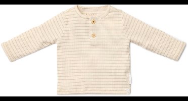 Shirt lange mouw - Beige - Newborn Naturals - Stripe-62