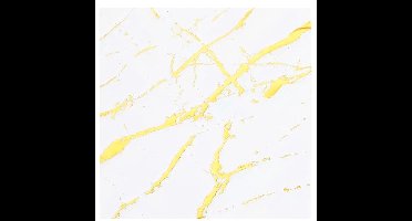 Daily Style – Servetten – Marble Wit/Goud – 20 stuks – Feest & Tafel Decoratie