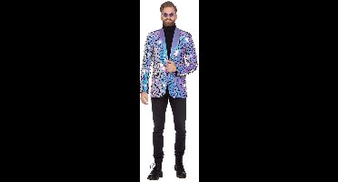 Colbert Purple Party Holografische Spiegels Man