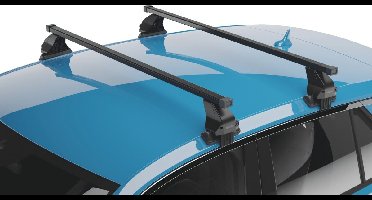 Dakdragers geschikt voor Toyota Prius V (XW60) 2023-heden 4-deurs sedan Menabo Omega 2.0 zwart