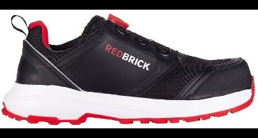 Redbrick Pulse Speed Lace Laag S3 32325 - Zwart/Rood - 40