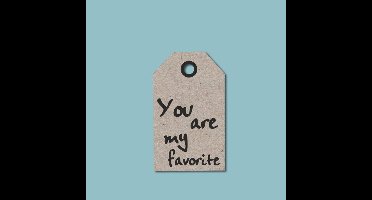 Kadokaartje Grey You are - 4,5x7,5cm / 20 stuks