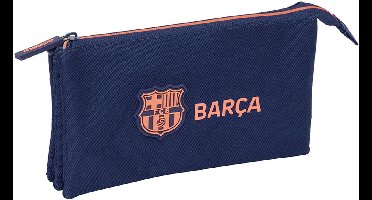 Safta 812526744 F.c Barcelona 2nd Kit Triple Etui Blauw Man