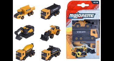 Majorette Volvo Construction 3 Pieces Set, 2-sort.