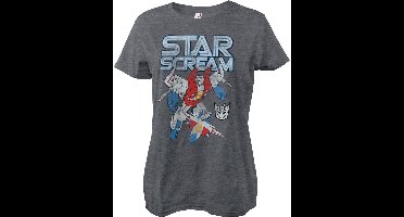 Transformers Starscream Washed Girly Tee Damen T-Shirt Dark/Heather-S