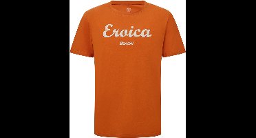 Santini Eroica Strada T-shirt Met Korte Mouwen Oranje S