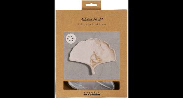 Creativ Company siliconen gietvorm Ginko blad voor interieurdecoratie.