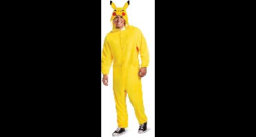 Vegaoo - Volwassen Pokémon Pikachu Jumpsuitkostuum