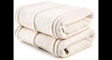 Asir - Handdoekenset - Cappuccino - 50 x 90 cm - 2 Stuks