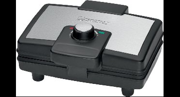 Clatronic WA 3606  Wafelijzer -Roestvrijstaal/Zwart