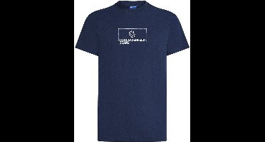 Karl Lagerfeld Jeans Outline Logo Slim Fit T-shirt Blauw S Man