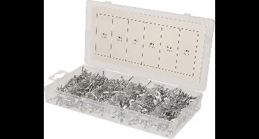 BRILLIANT TOOLS Assortiment blindklinknagels 400 st. 2,4 - 3,2 - ...