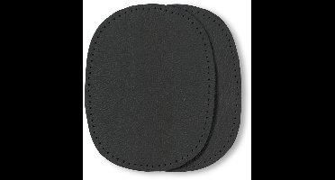 PRYM Patches.nappaleder naaien 10x14 d.grijs 929271 - Prym