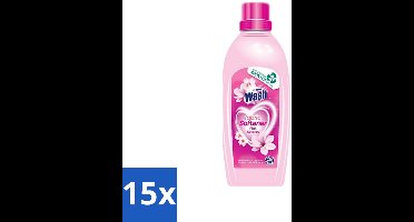 15 x At Home - Wash - Wasverzachter - Pink Secrets - 20 Wasbeurten - Wasverzachter - Wasverzachter Pink Secrets - Wasverzachter Voor Kleding - Wasverzachter Voor Alle Stoffen - Wasverzachter Voor Katoen