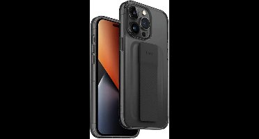 Uniq Hoesje Geschikt voor iPhone 14 Pro Max Hoesje Siliconen - Uniq Heldro Backcover Flexgrip - Grijs