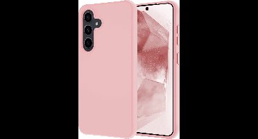 Hoesje - Geschikt voor Samsung Galaxy A55 - Sterk & Shockproof - Hoes Cover - Siliconen Case - Lichtroze