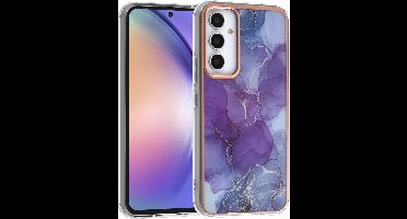 UNIQ - Accessory - Galaxy A54 5G - TPU Backcover – Marmer Paars