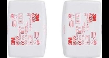 Stoffilter 3M 6035 P3 R met weinig ademweerstand