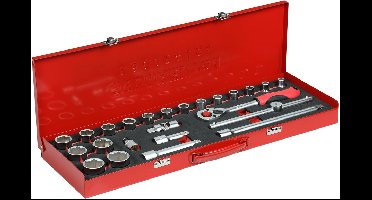 Gedore RED R69004024 3300006 Dopsleutelinzetset 24-delig