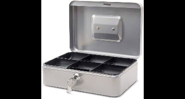 MAUL Geldkist Munteninzet 19 x 25 x 9 cm zilver