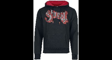 Ghost Priest Heren Trui met capuchon - zwart/rood - M