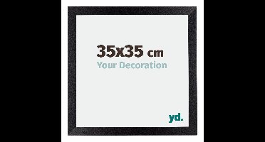 Your Decoration - Fotolijst 35x35 cm - MDF - Zwart Mat - Mura