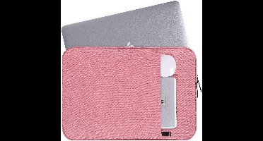 Hoes Geschikt voor MacBook Pro 14 Inch (2021-2024) Hoes hoes Sleeve Spatwater proof Donker LIcht Roze - Mabook Pro 14 hoes met handvat & ruimte voor accessoires - Hoes Geschikt voor Macbook M4 2024 hoes - Hoes Geschikt voor Macbook Pro 14 M3 case