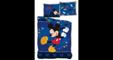 Disney Minnie Mouse Dekbedovertrek Blauw - 140 x 200 cm - Polyester