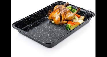 Braadslede Graniet 47,5x32x5,5 cm - Ovenschaal - Braadpan