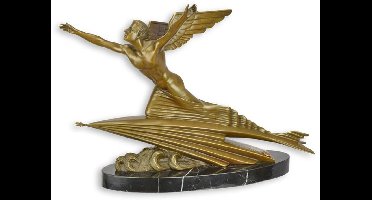 Bronzen beeld - "The Aviator" - sculptuur - 30 cm hoog