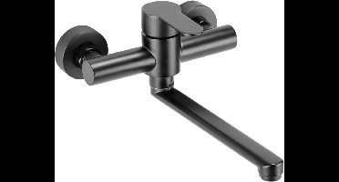 DailySupplies® Keukenkraan Wandmontage - Mengkraan - RVS