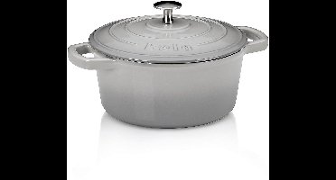 Braadpan, Gietijzer, Rond, Grijs, 21 cm - Kela | Calido