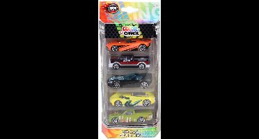 KiddyGo | speelgoedauto's | Rapid Wheels die-cast | kleurverandering 5-pack.