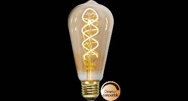 Druppel- Edison Lamp - E27 - 3.2W - Super Warm Wit - 2200K - Dimbaar