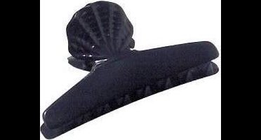 Comair Afdeelklemmen plastic zwart groot (schelp) Zwart 12st