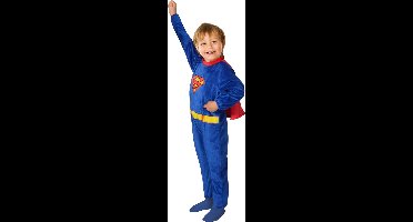 Dc Comics Verkleedpak Superman Jongens Blauw 2-delig Maat 86