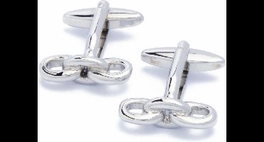 Manchetknopen - Ketting Metalen Schakelketting