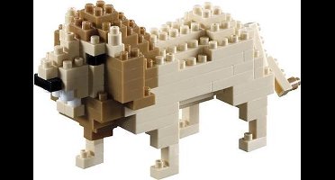 BRIXIES Leeuw - Nano-bouwsteentjes - 119 onderdelen - Vanaf 8 jaar